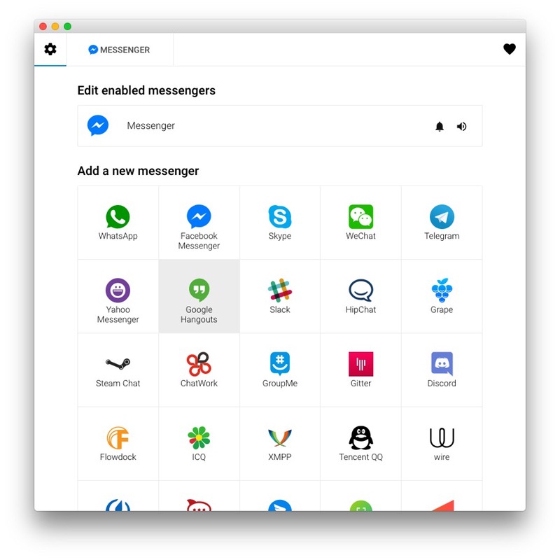 google hangout im messenger for mac